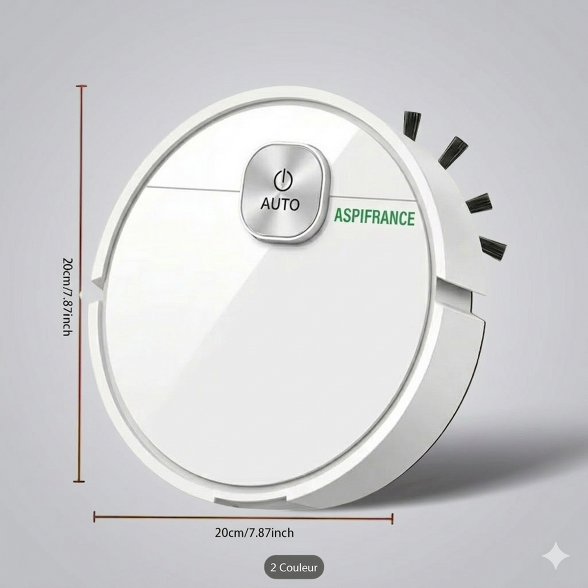 Mini robot aspirateur ED-27 en présentation | Aspi-France