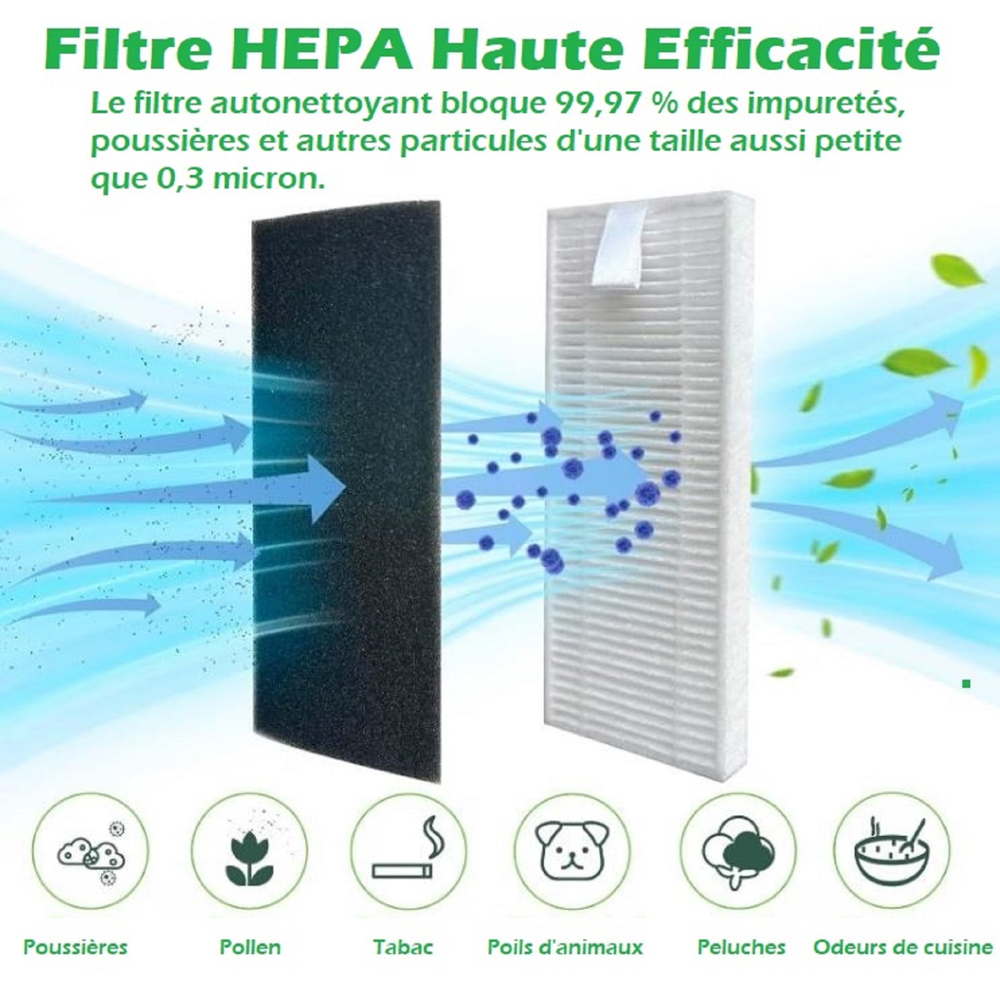 Accessoires de nettoyage robot ASP-60D - sfiltre | Aspi-France