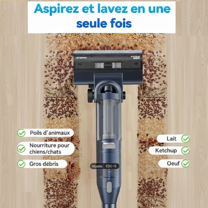Aspirateur Laveur sans fil JONR ED12 - Aspire et lave en une fois