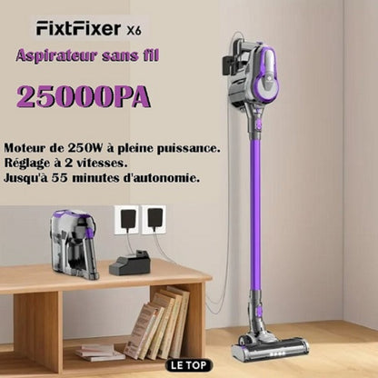 Aspirateur Balai Fifix 6 puissant 25000Pa