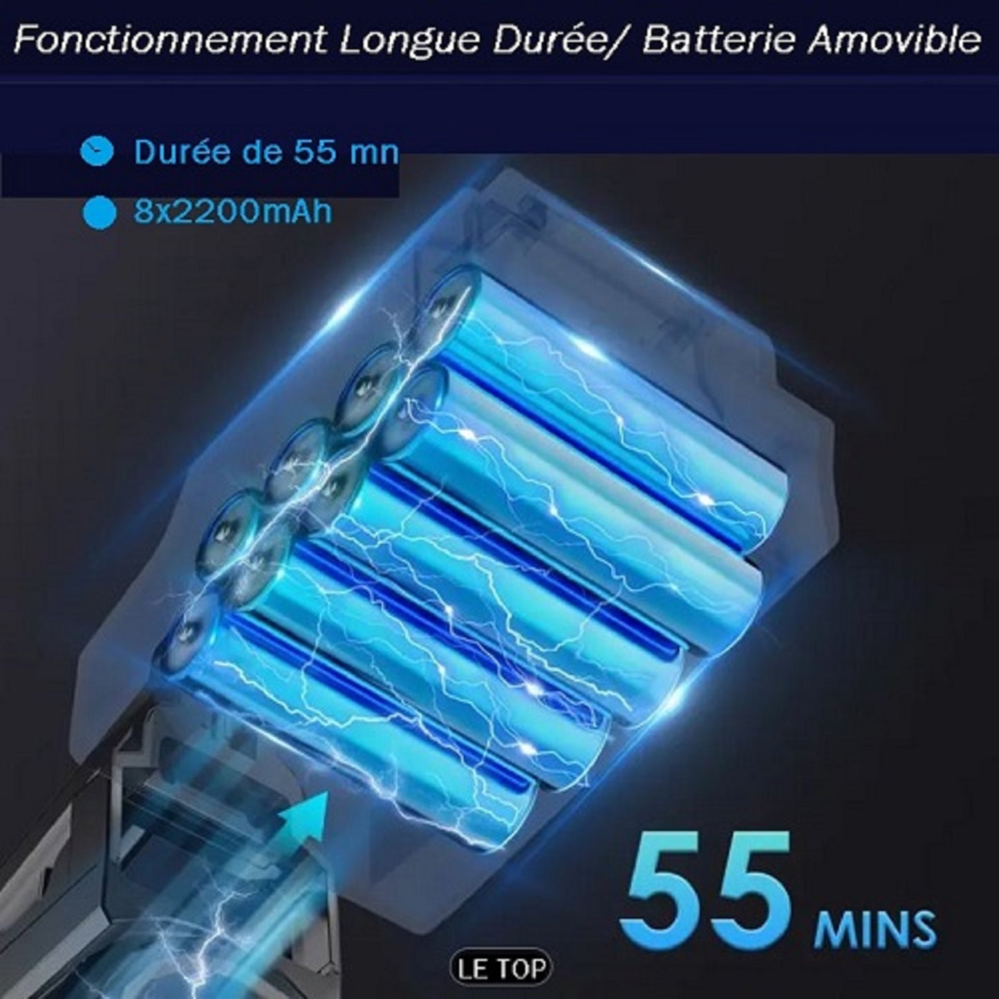 Aspirateur Balai Fifix 6 batterie longue durée