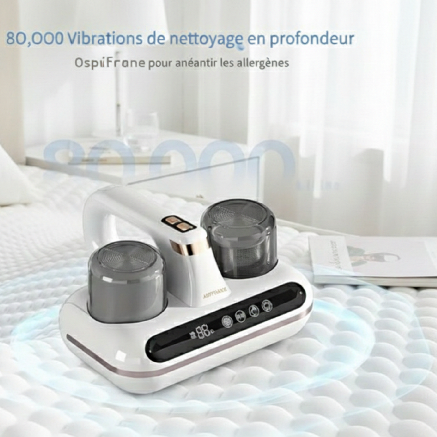 Aspirateur Matelas EXPERT - LG15 - vibrations 80000/mn