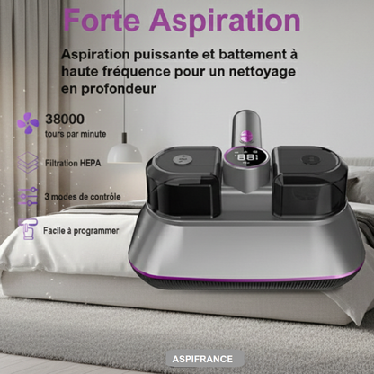 Aspirateur Spécial Matelas LG10 - Forte aspiration 38000 tours/mn