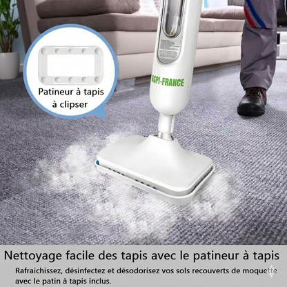Balai vapeur CD-260 en utilisation sur carrelage | Aspi-France
