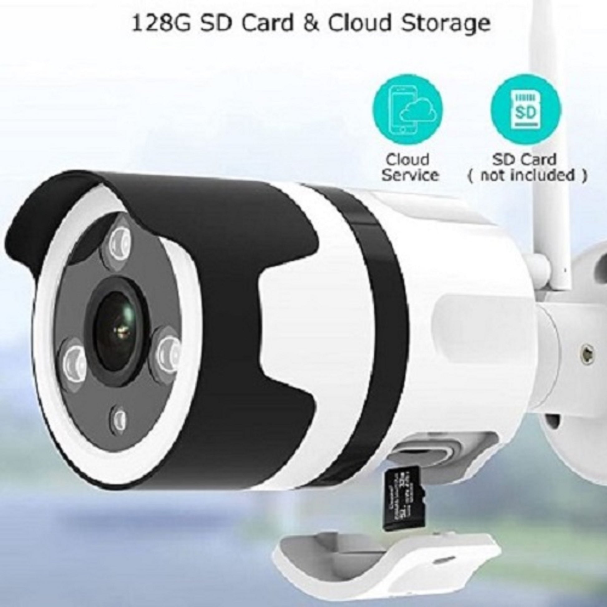 Caméra HD extérieure - angle de surveillance