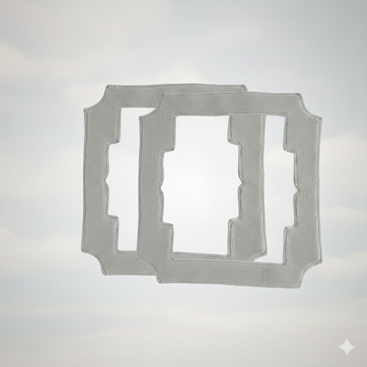 Fibre de nettoyage microfibre EDC300 compatible robot lave-vitre - lot de pads lavables