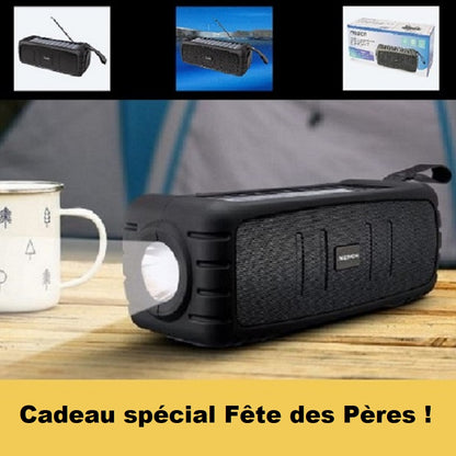 Enceinte solaire - utilisation en extérieur