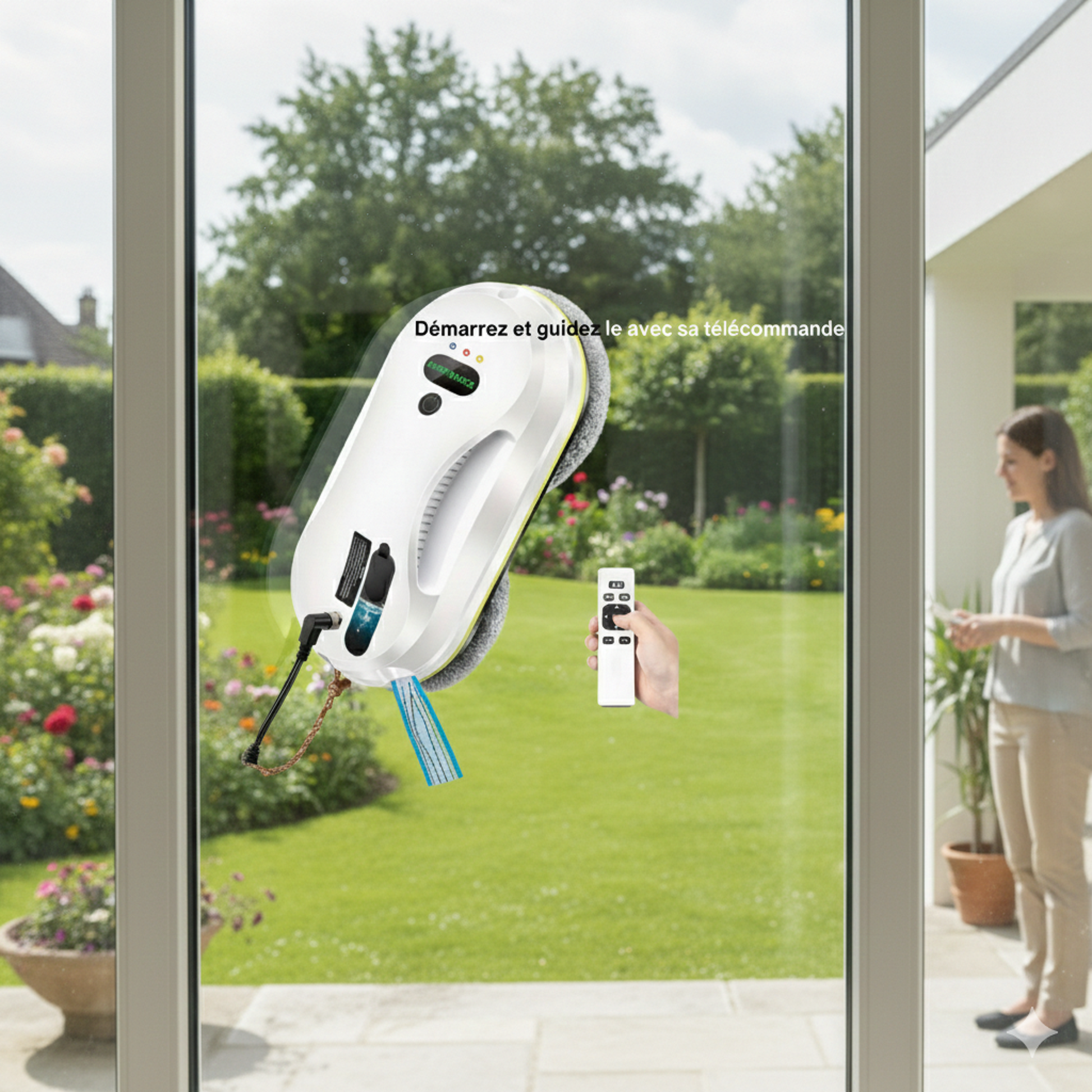Robot Lave-Vitre -  RLV-08 - Démarrage par télécommande