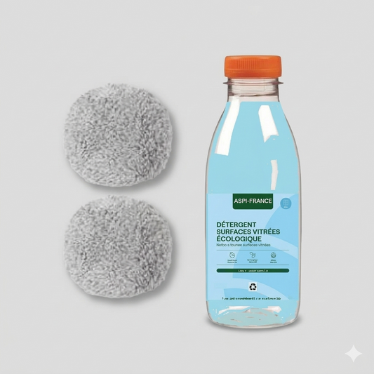 Pack Entretien Robot Lave-Vitre RAL - 2 Éponges de Nettoyage