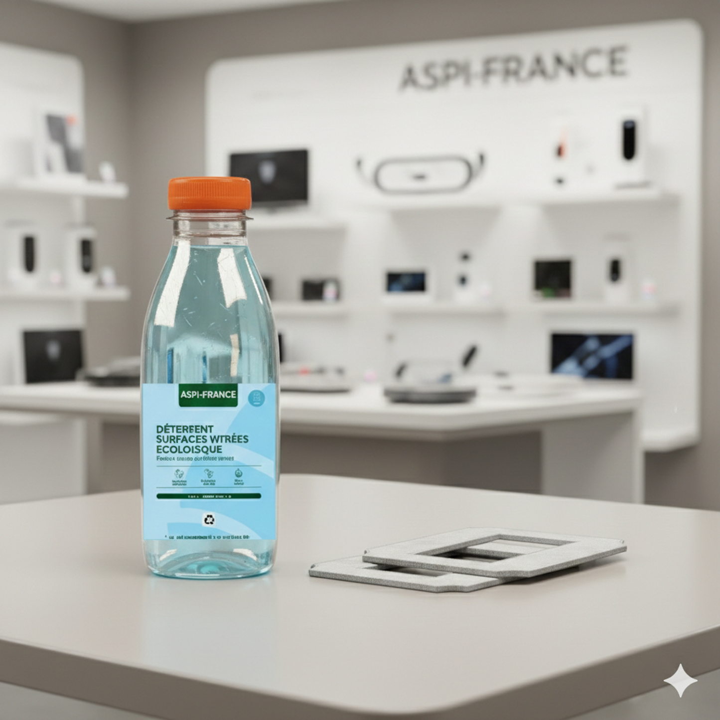 Pack entretien robot lave-vitre AMB-66 - détergent + micro fibres | Aspi-France