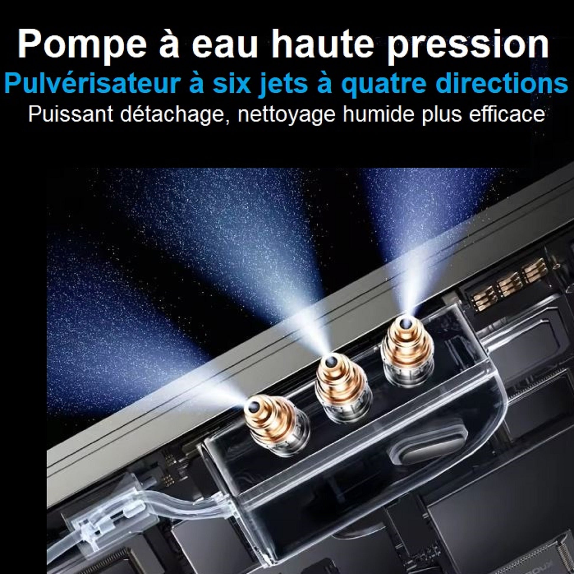 Robot Lave-Vitre EDC300 - Aspiration Puissante & Double Rouleau