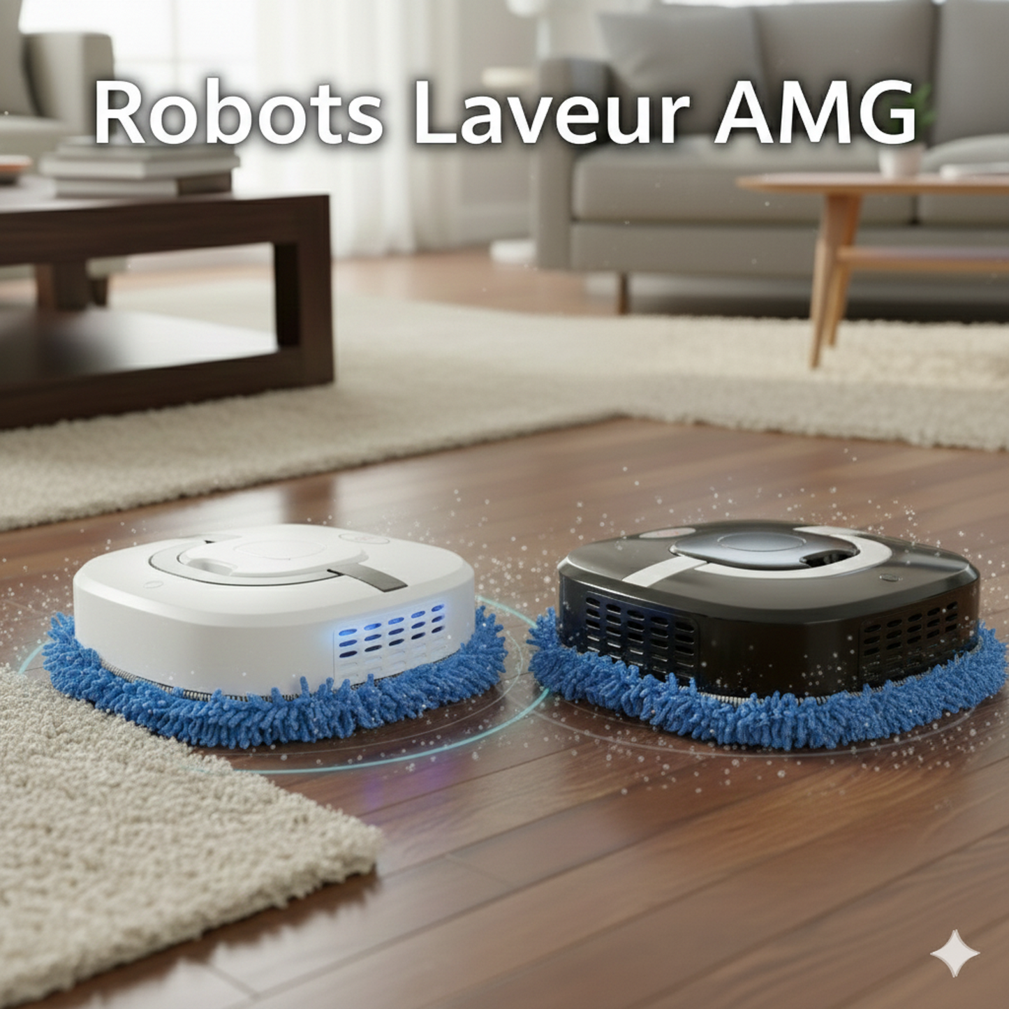Robot laveur AMB de couleur blanc ou noir