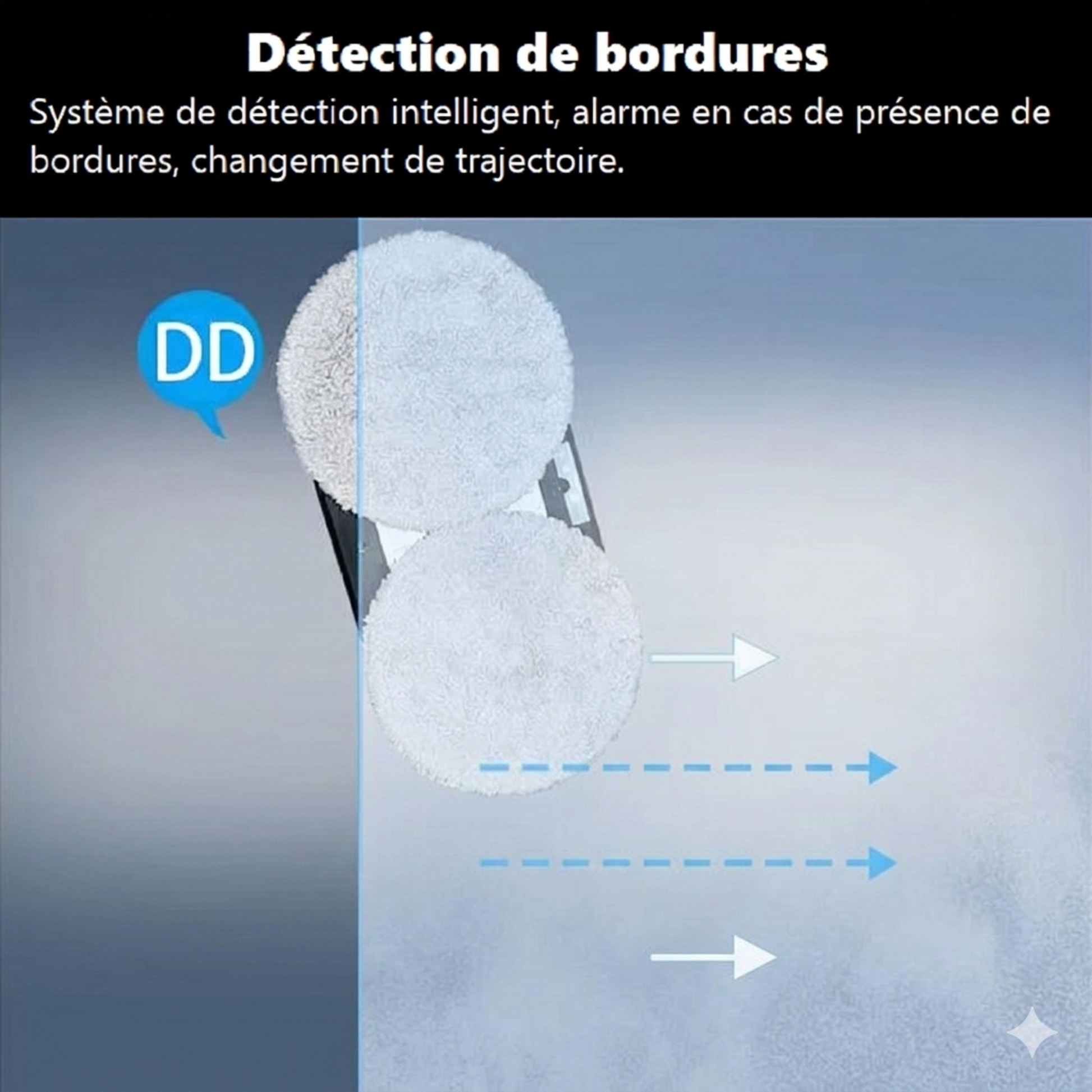 Robot lave-vitre RAL-05 sur vitre - nettoyage automatique | Aspi-France