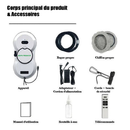Robot lave-vitre RAL-10 détail du contenu | Aspi-France