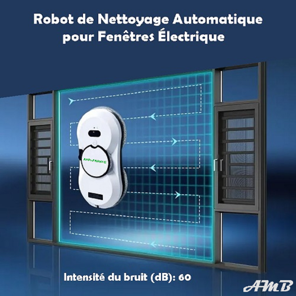 Robot lave-vitre RAL-10 en action sur vitre | Aspi-France