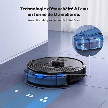 Robot Aspirateur Laveur SL68 – 3 en 1 | 7500 Pa | Wi-Fi & Serpillère | Aspi-France