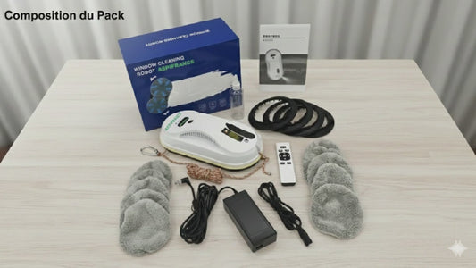 Robot Lave-Vitre -  RLV-08 - Vidéo de démonstration