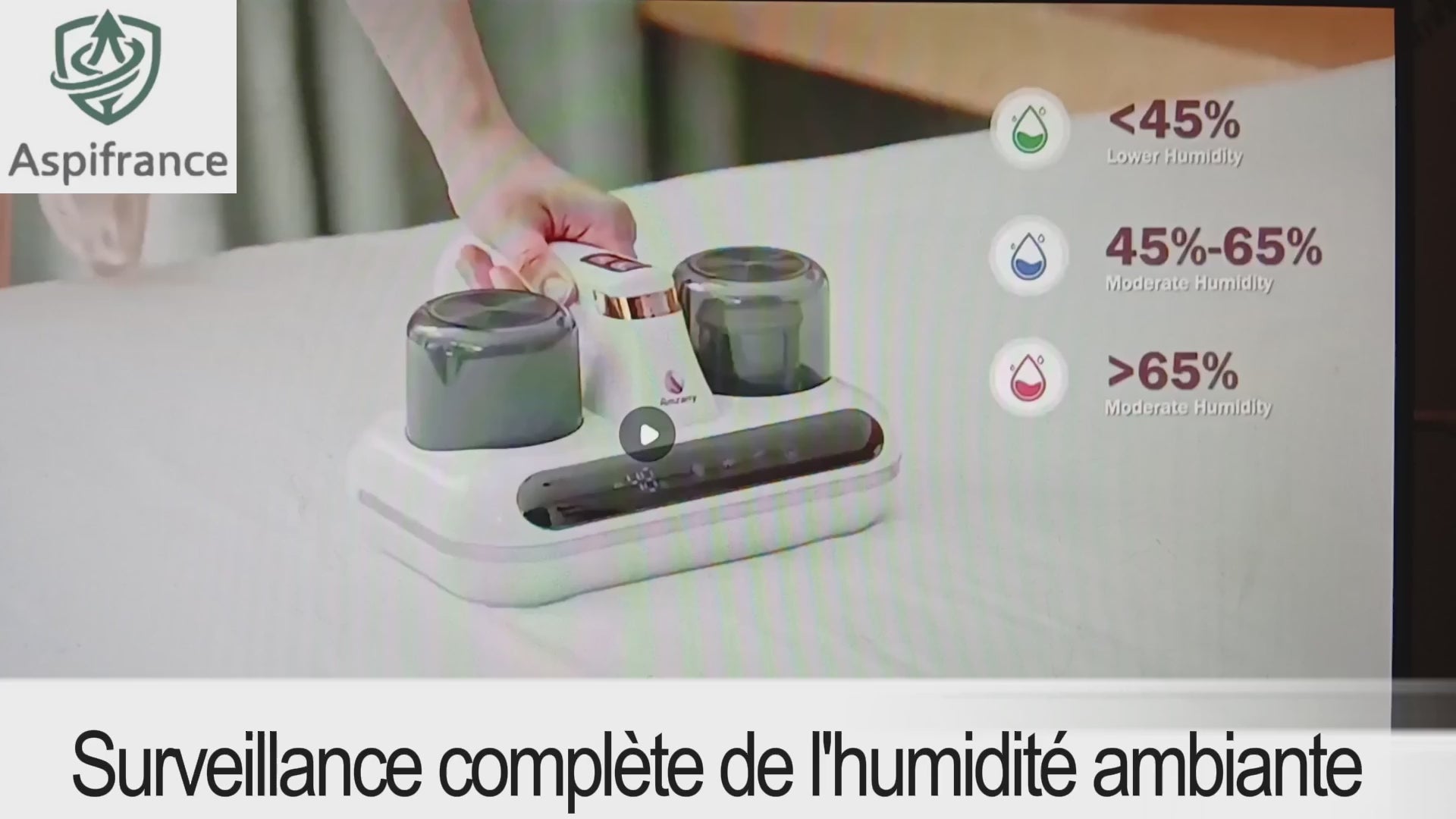 Aspirateur Matelas EXPERT - LG15 - Vidéo de présentation Fonctionnement