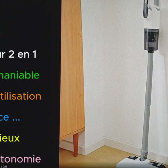 Aspirateur Laveur 2 en 1 First- Modèle BG-02 - Vidéo de démonstration